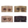 Eye Makeup Practice Board, Reusable 4 Sets, Easy Coloring Simulation, Skin Texture, Eye Closing, 3D Eye Makeup Practice Board for