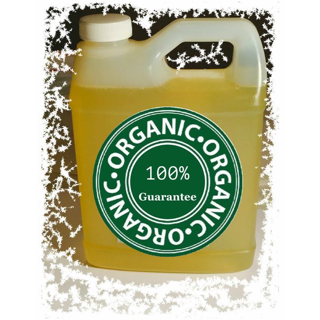 ORGANIC Castor PREMIUM COLD PRESSED Grade HEXANE FREE  oil 32 Oz weight USP 100%