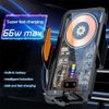 66W Fast Wireless Phone Charger Automatic  Air Vent Secure Mount Clamp Holder US