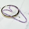 Philip Jones Amethyst Mini Beaded Gemstone Necklace