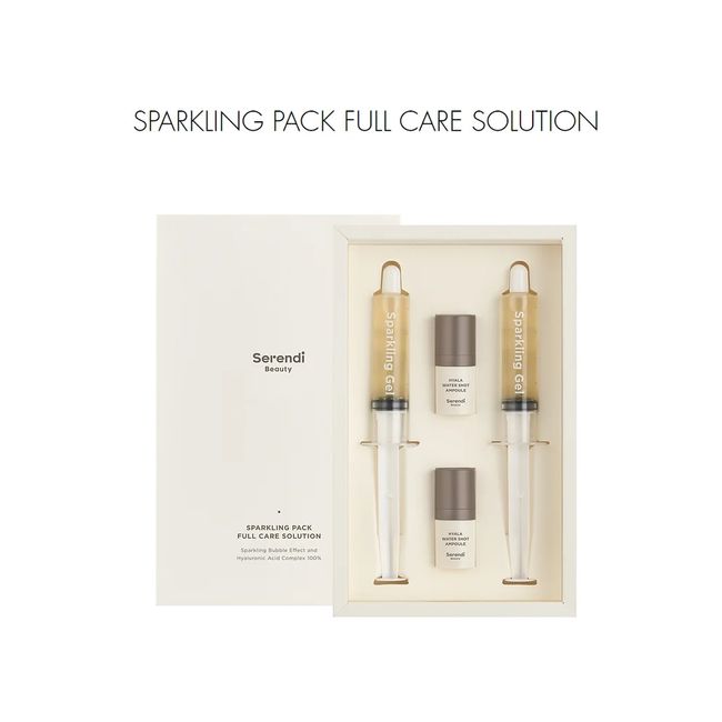 Serendy Beauty Sparkling Pack Full Care Solution (Gel 20ml x 2) 25ml (Ampoule 5ml x 2) 2 pieces Genuine Domestic Shipping Korean Cosmetics Small Face Pack Small Face Pore Tightening *Gift for review