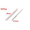 Sourcingmap 3mm Shank 50mm Length Abrasive Cloth Sandpaper Split Mandrels 10 Pcs