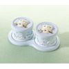 Lillian Rose Keepsake Tooth and Curl Box, Blue Owl, 5.5" x 1.75"