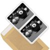 2 x 10cm Rectangle Stickers - Snooker 8 Ball Pub Bar Pool Game Decals 37364