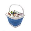 SAMMART 11L (2.9 Gallon) Collapsible Rectangular Handy Bucket (1, Blue)