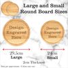 Wreath Floral Cutting Kitchen Board