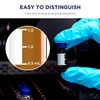 100PCS 2mL Autosampler Vials 100Pk HPLC 9-425 Amber LAB Writing Patch&Graduation