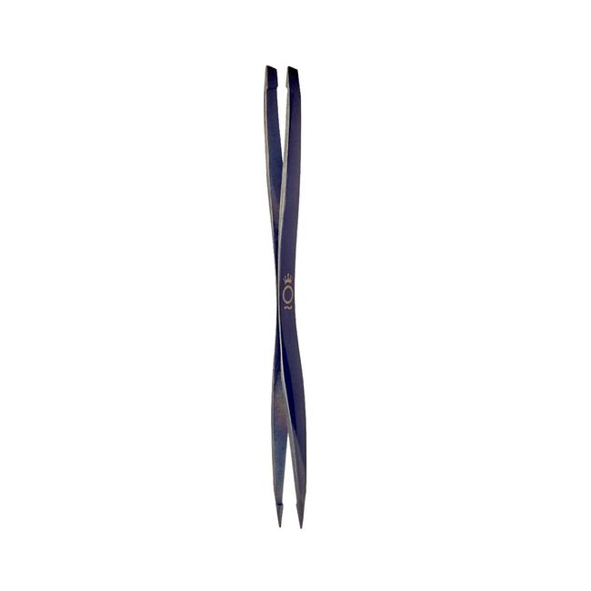 Eyebrowqueen Precision Double Ended Eyebrow Tweezers, Ideal for Eyebrows Plucking, Ingrown Hair Removal and Facial Hair