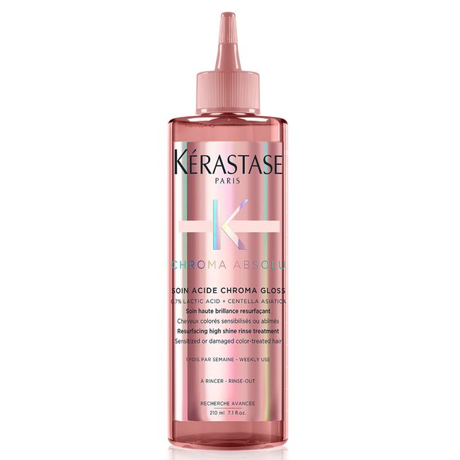 Kérastase Hochglanzpflege für strapaziertes oder geschädigtes coloriertes Haar, Soin Acide Chroma Gloss, Chroma Absolu, 210 ml