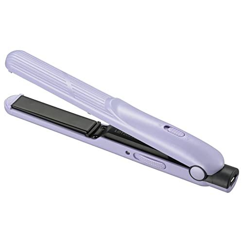 Ohm Electric HB-HIUD-V 00-5691 OHM Mobile Hair Straightening Iron, Mini, USB Powered, Compact, Portable, Violet, Purple