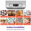 Digital Kitchen Scale, Grams and Ounces for Cooking, Baking, Meal Prep, Stainles