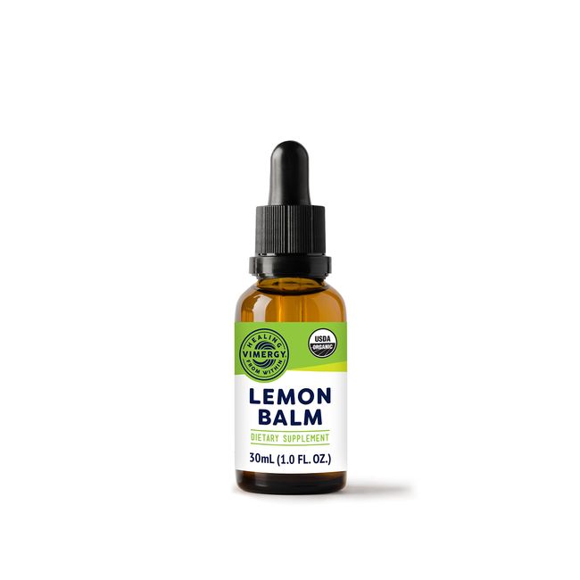 Vimergy USDA Organic Lemon Balm Extract, 30 Servings – Supports Calm and Relaxed Feeling– Relief From Occasional Nervous Tension – Alcohol-Free – Gluten Free, Non-GMO, Kosher, Vegan & Paleo (30 ml)