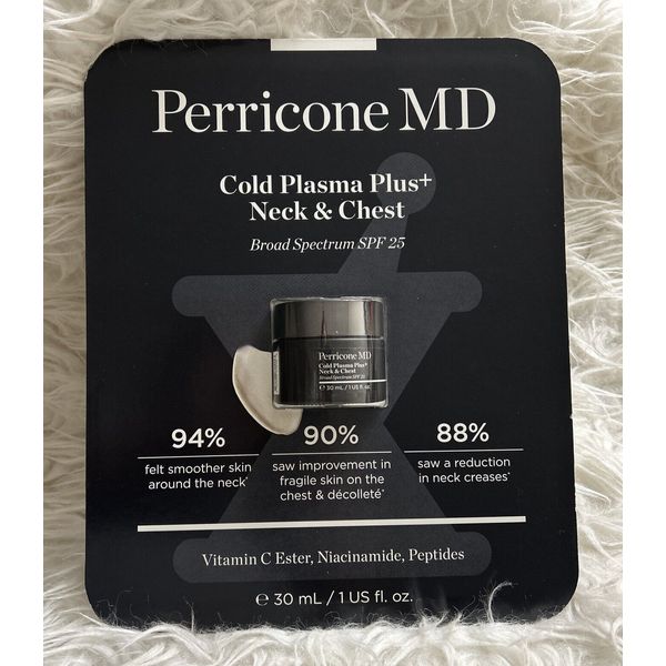AUTHENTIC Perricone MD Cold Plasma Plus+ Neck & Chest Broad Spectrum SPF 25