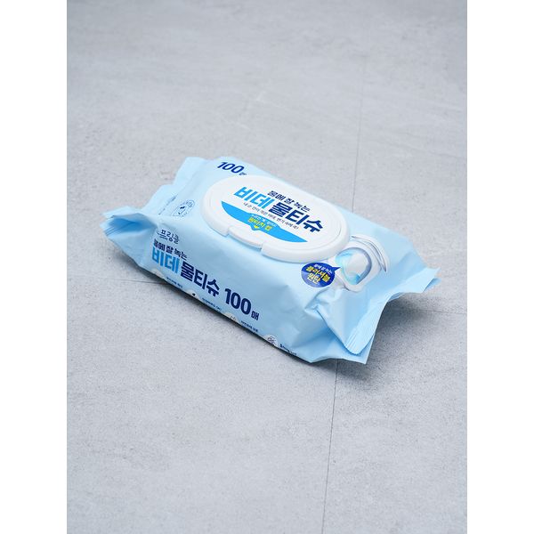 Bidet Water Tissue Cap Type 100 Sheets