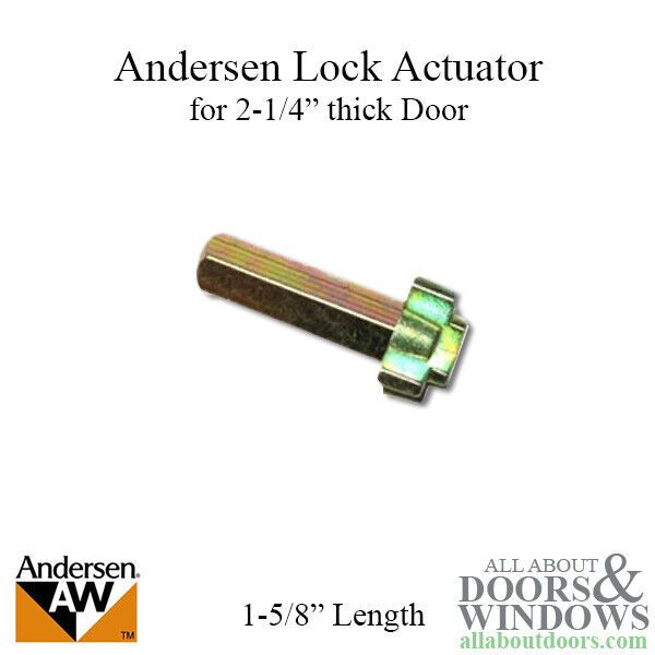 Andersen Actuator 2-1/4 inch Frenchwood Hinged Door and Outswing Patio Door Lock