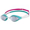 Arena Unisex Airspeed Mirror Racing Goggles,SILVER-TURQUOISE-MULTI
