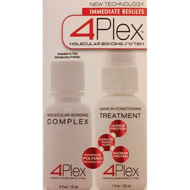 4PLEX  MOLECULAR BONDING SYSTEM TRAVEL SIZE 30ML COND ,15 ML MOLECULAR BONDING