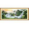 Cross Stitch, Mountain, River, Waterfall, Chinese Style, C0232