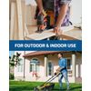 DEWENWIL 15FT Heavy Duty Extension Cord, Dust-Proof &Waterproof Switch,6 Outlets