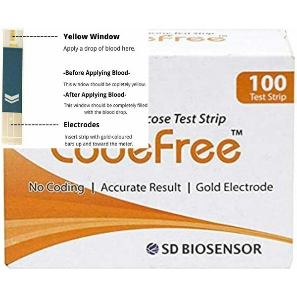 SD Codefree Blood Glucose Test Strips