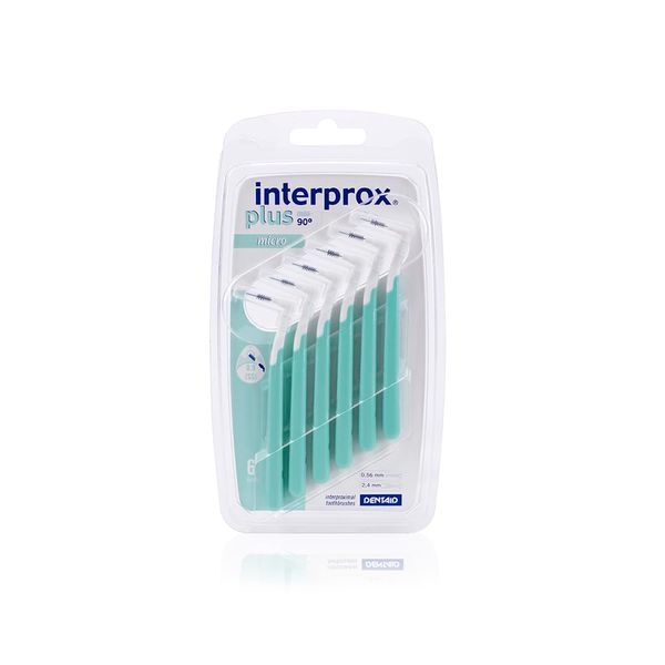 Interprox 0.56 mm Green Micro Plus Interproximal Brush - Pack of 6