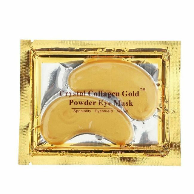 Anti Aging Crystal Collagen Gold Powder Eye Mask Patch Wrinkle Dark Circle