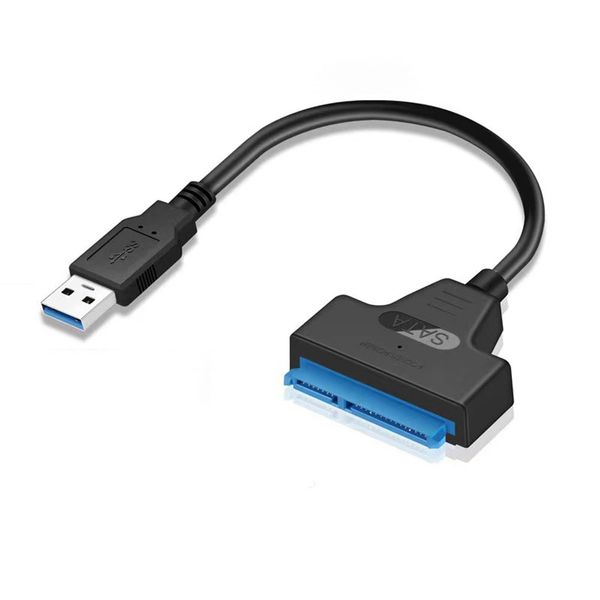 SATA USB Converter Adapter for 2.5 / 3.5 inch SSD / Hard Drive, SATA3 Cable Converter, 5Gbps High Speed Transfer, SATA USB 3.0 Converter Cable for Windows and Mac OS (SATA USB Adapter)