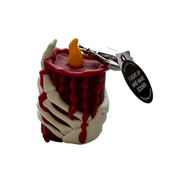 Bath & Body Works Halloween PocketBac Holder Skeleton Hand Candle Music Glows