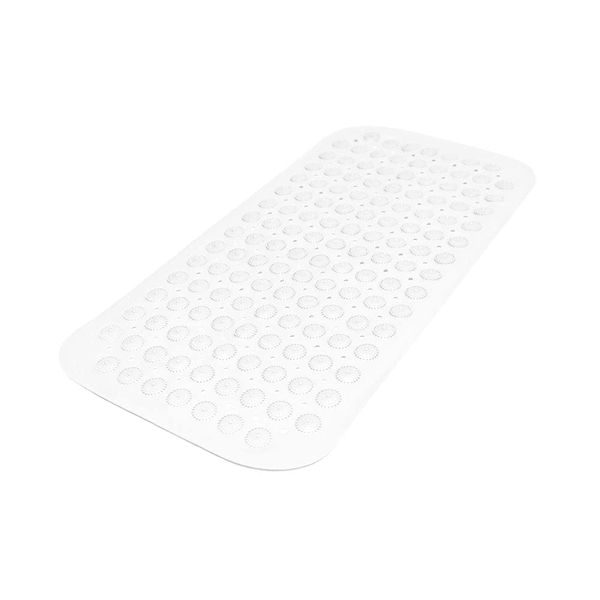 AngeliqueShop Bath Mat, Nursing Supplies, Anti-slip, Fall Prevention, Bath Mat, Blue, White, New Life, Spring (White)