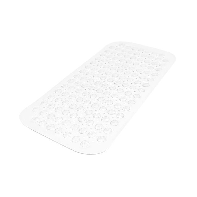 AngeliqueShop Bath Mat, Nursing Supplies, Anti-slip, Fall Prevention, Bath Mat, Blue, White, New Life, Spring (White)