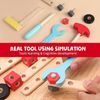 WORKPRO 43PC Wooden Building Toy Tool Set Building Toy Creative Construction Toy