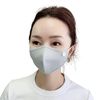 [前川補正] THE AIR 3 スポーツマスク スポーツ ジム 通気性 息がしやすい 花粉対策 (L, グレー)