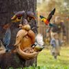 Bird Feeders with Tree Faces - Outdoor Tree Art Decorations - Surprise Present