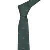 King & Priory Dark Green Embroidered Hurricane Fighter Plane Tie