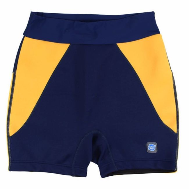 Splash About Splash Jammers für Kinder, Navy/Gelb, 6-7 jahre