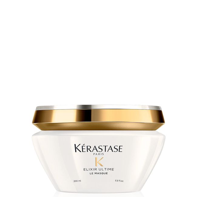 Kerastase Elixir Ultime Le Masque Hair Mask, 6.8 Fl Oz Kerastase Elixir Ultime Oil-infused Mask | Shine Conditioning Treatment | For Dull or Dry Hair | With Argan Oil, Camellia Oil & Marula Oil | Le Masque | 6.8 Fl Oz