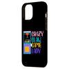 iPhone 14 Pro Max Crazy Crawl Game Lady Retro Crane Toy Grabber Case
