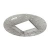 Nora Lighting NIO-TLMR-4PS 4 in. Lolite Plus Square Trimless Mud Ring White