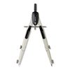 geotec Compass; 360 mm; 170 mm, Silver/Black