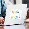 CafePress Future Teacher Rectangle Sticker Rectangle Bumper Sticker Car Decal