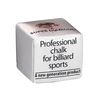 Super Diamond Pool cue Billiard Chalk - Grey - White Box - One Piece