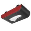 Explosió Car Tissue Box, Sun Visor Hanging, PU Leather, Magnet, Easy Installation, Black/Red