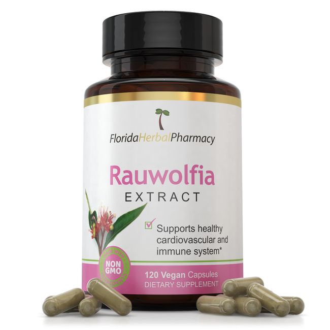 Florida Herbal Pharmacy, Rauwolfia Bark Extract Capsules 10:1 (120 Capsules)