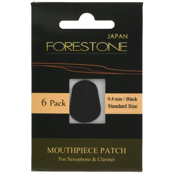 Forestone Mouthpiece Patch Standard 0.4mm (Forest Stone Mouthpiece Patch Black Standard Size 0.4mm)