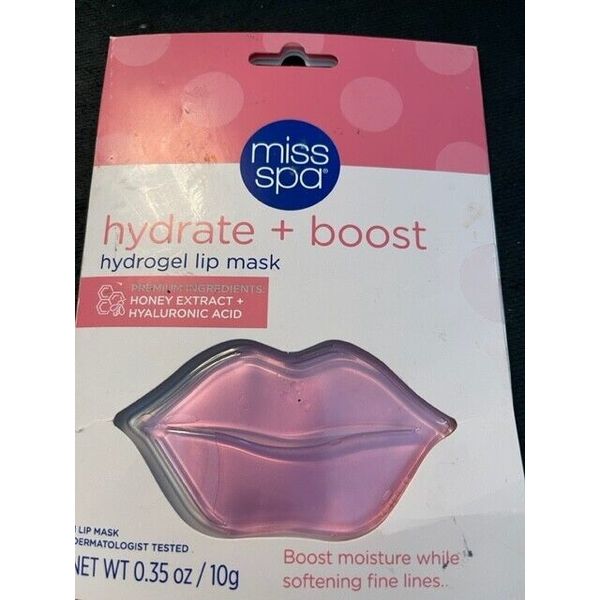 miss spa hydrogel lip mask-hydrate + boost