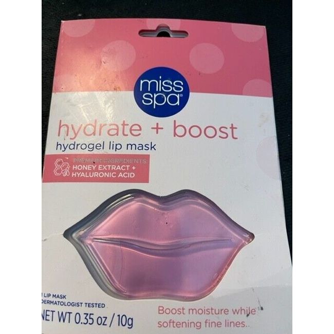 miss spa hydrogel lip mask-hydrate + boost