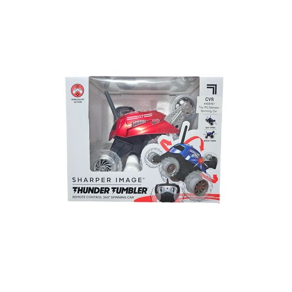 Sharper Image Thunder Tumbler Wireless Remote Control Car Red