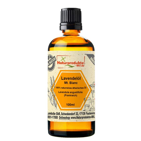 Lavendelöl 100 ml 100% naturreines ätherisches Öl