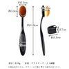 Makeup Brush with Cap, Toothbrush Shape, Foundation Brush, Powder Compatible, Foundation, Makeup Sponge