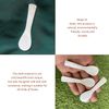 6 Pieces Shell Spoons, Creative Multi-Function Spoons, Reusable, Outdoor Convenient Caviar Spoons, Kitchen Tableware.